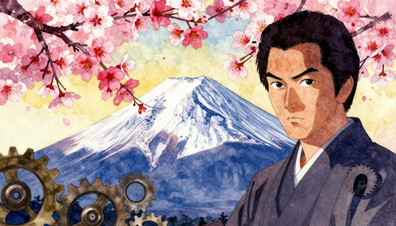 Vibrant watercolor style. Rock opera album cover, vibrant ch...