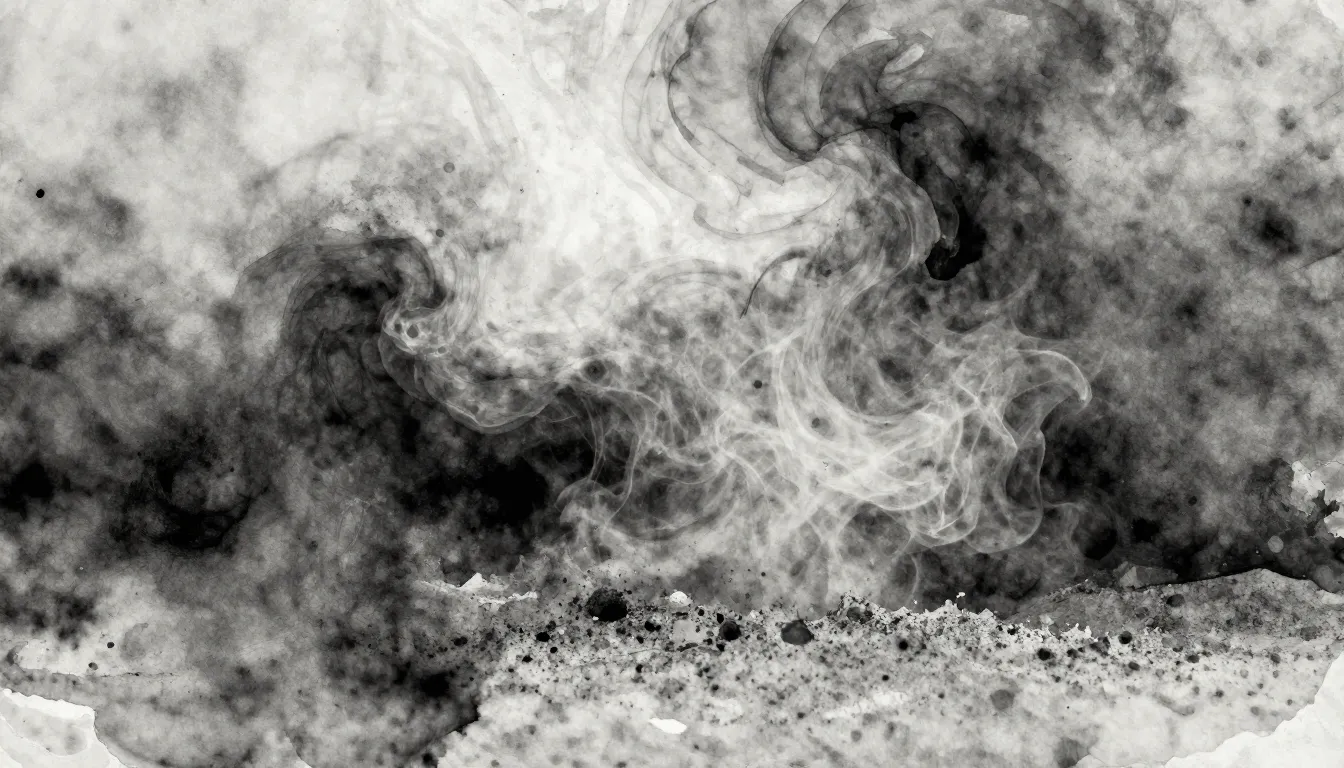 Vibrant watercolor style. Alternative song cover: smoky, gri...