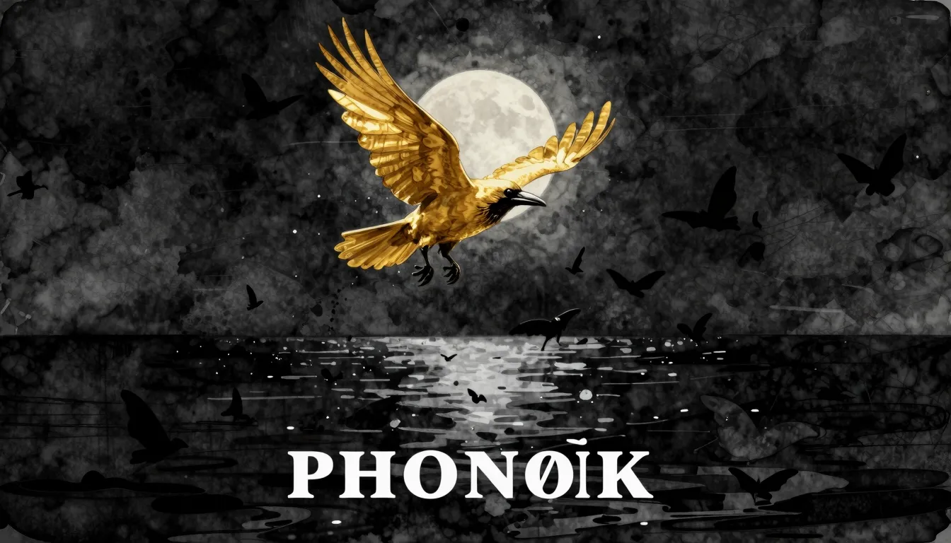 Vibrant watercolor style. A dark, cinematic album cover for ...