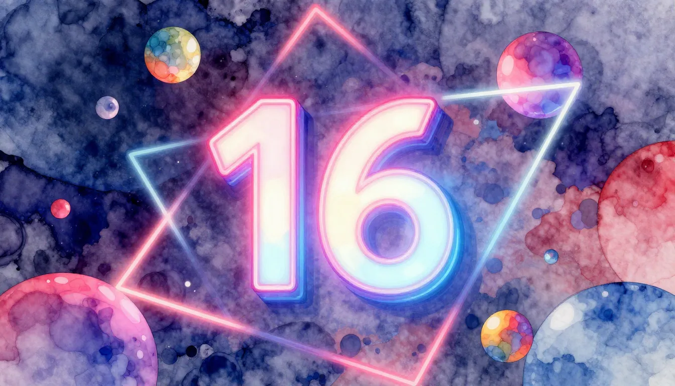 Watercolor style. Vibrant abstract background with neon geom...