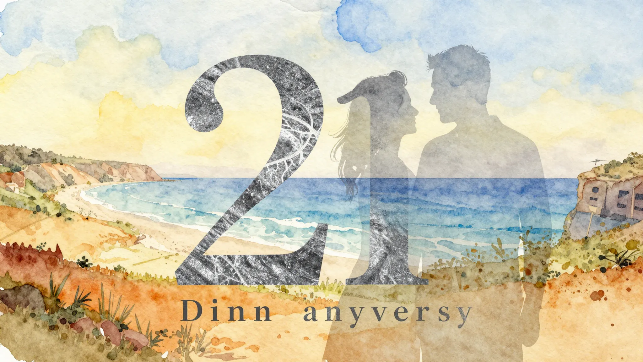 Vibrant watercolor style. Warm, heartfelt, and celebratory a...