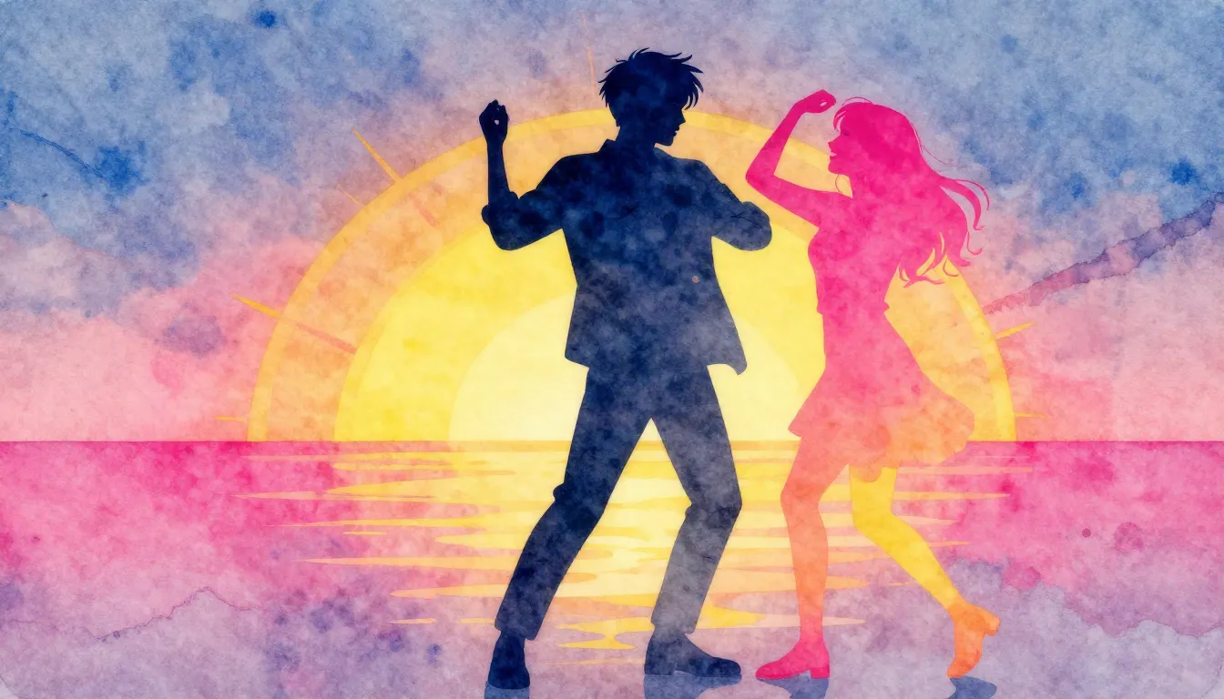 Vibrant watercolor style. K-Pop album cover: A grumpy man's ...