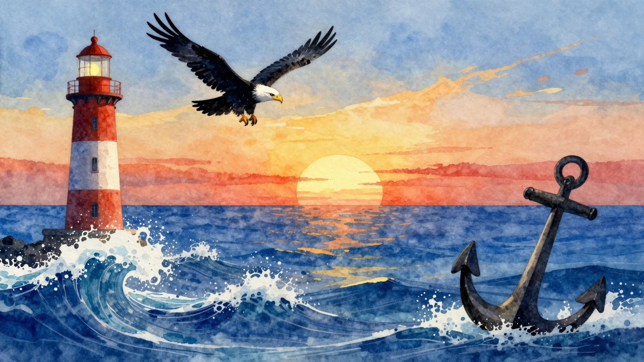 Vibrant watercolor style. Folk song album cover: mystical se...