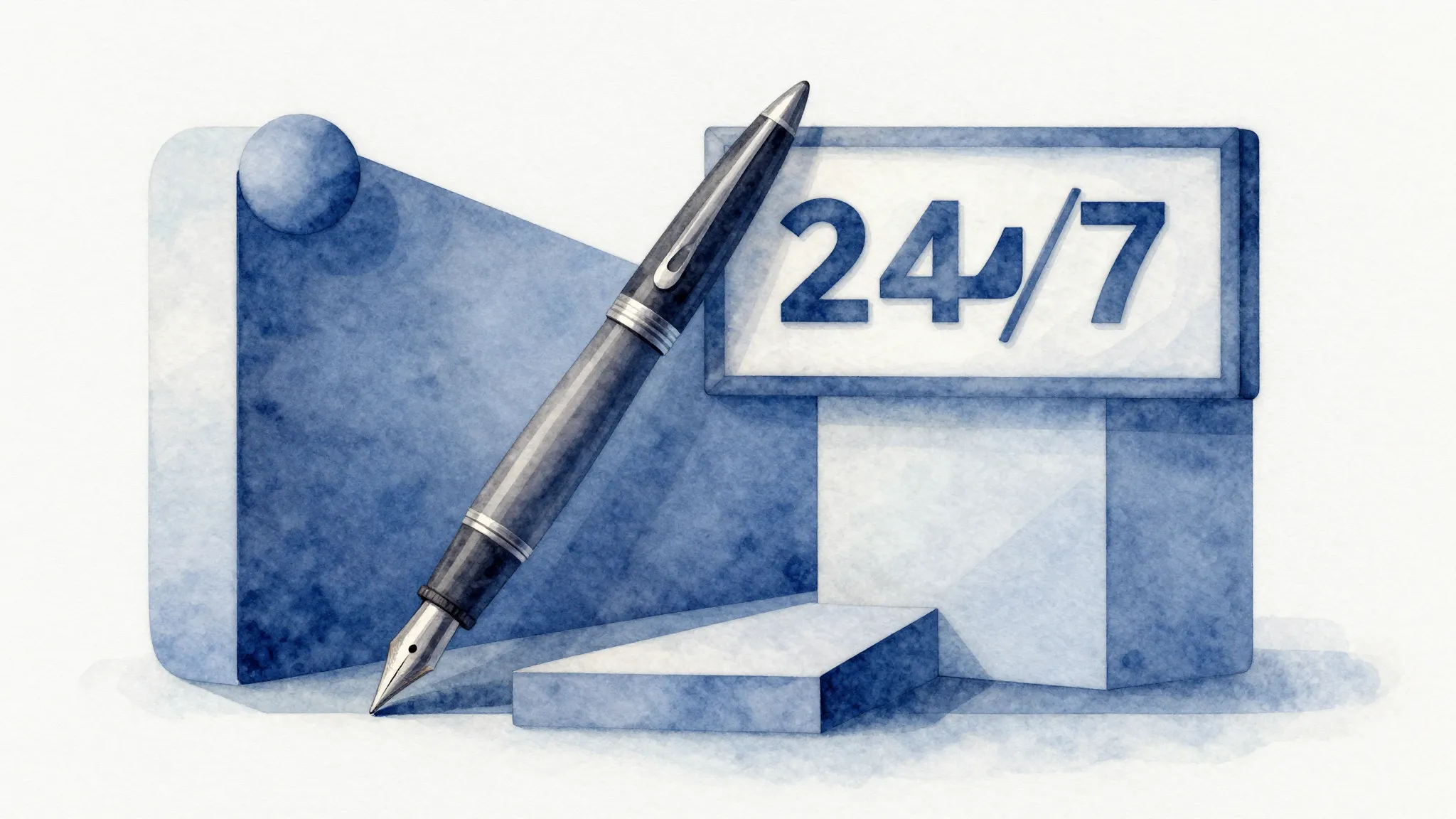 Watercolor style. Abstract geometric composition with a foun...