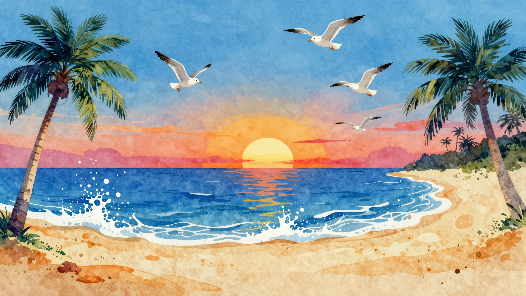 Vibrant watercolor style. Vibrant, dynamic pop art album cov...