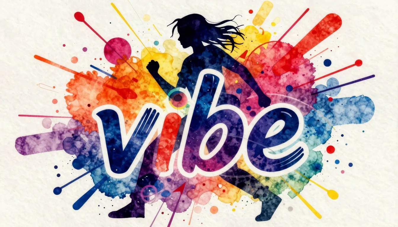 Vibrant watercolor style. Rap album cover, dynamic, vibrant,...
