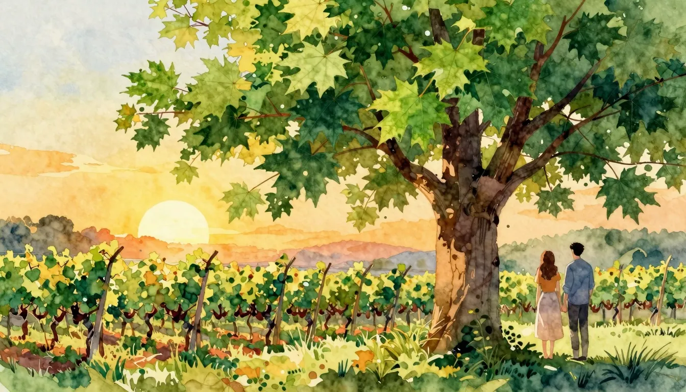 Vibrant watercolor style. Vibrant folk music album cover. A ...