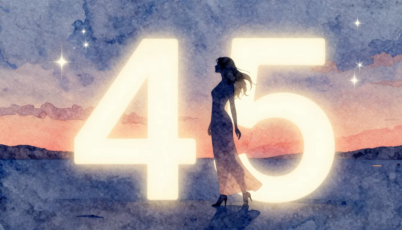 Watercolor style. A graceful silhouette of a woman standing ...