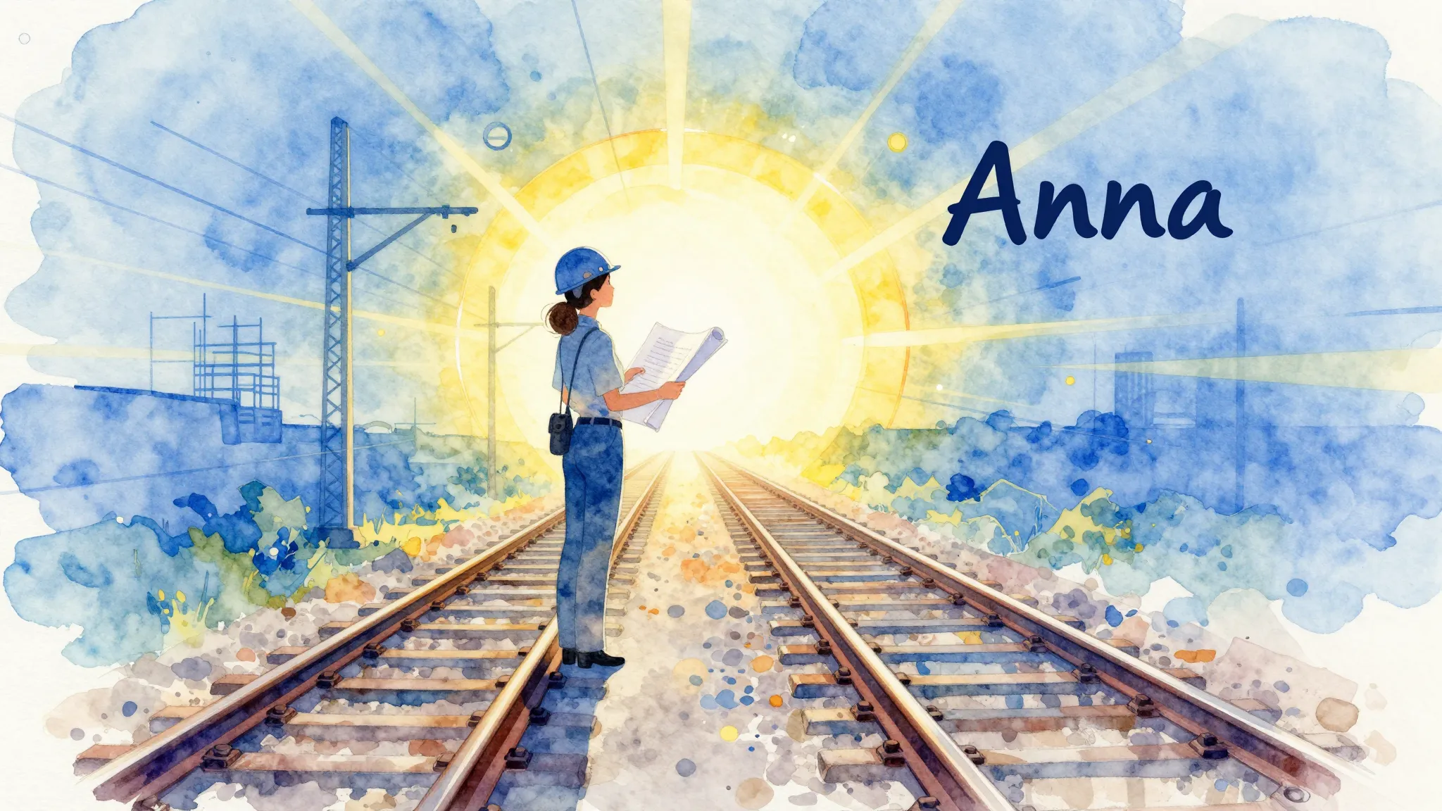 Vibrant watercolor style. A bright, optimistic album cover f...