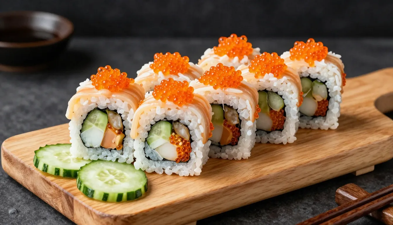 Watercolor style. Professional food photography of Californi...