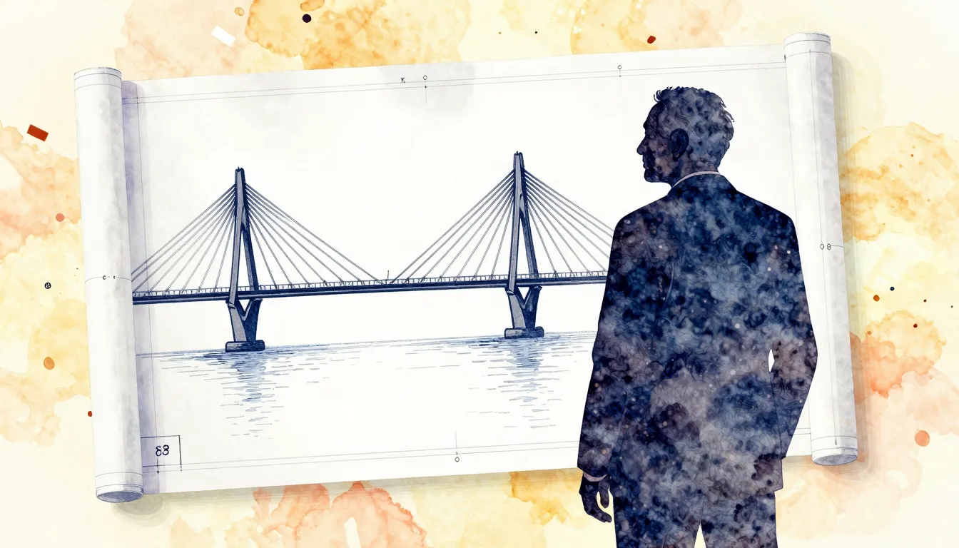 Watercolor style. A warm, celebratory scene. A silhouette of...