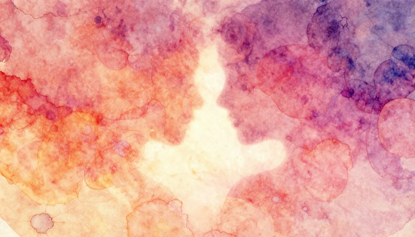 Vibrant watercolor style. Electronic music album cover. Abst...