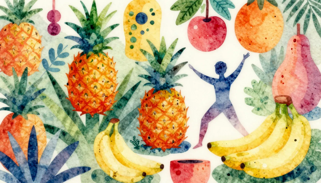 Vibrant watercolor style. Vibrant, whimsical garden, pop art...
