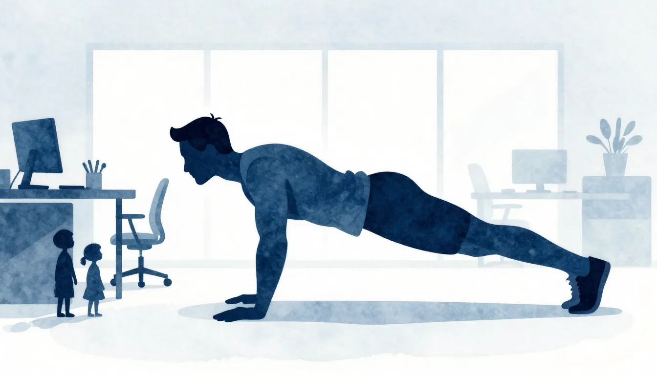 Watercolor style. Stylized silhouette of a strong person per...