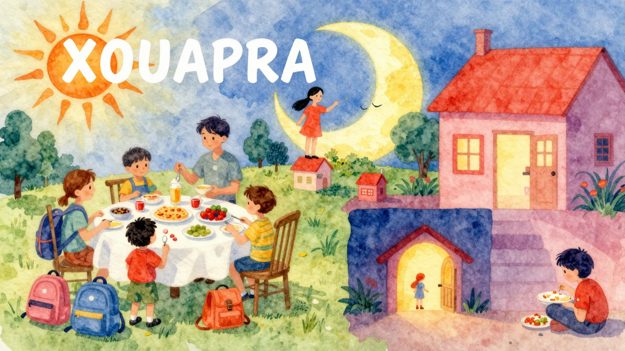 Vibrant watercolor style. Opera album cover. A vibrant, chao...