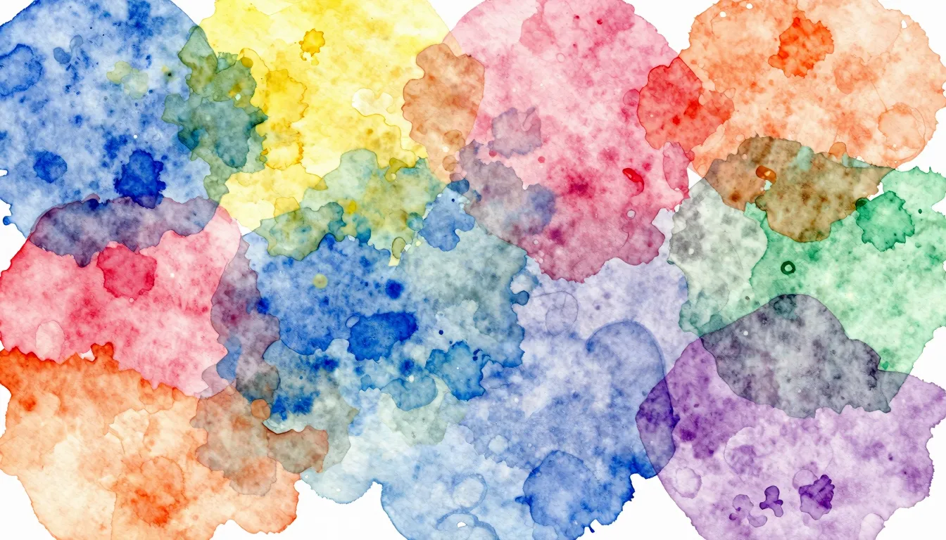 Vibrant watercolor style. . Without text and numbers.