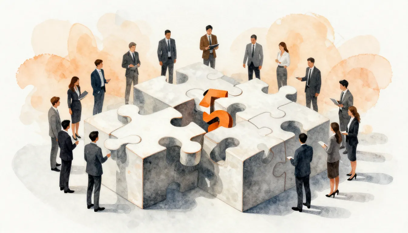 Watercolor style. Abstract business concept illustration. A ...