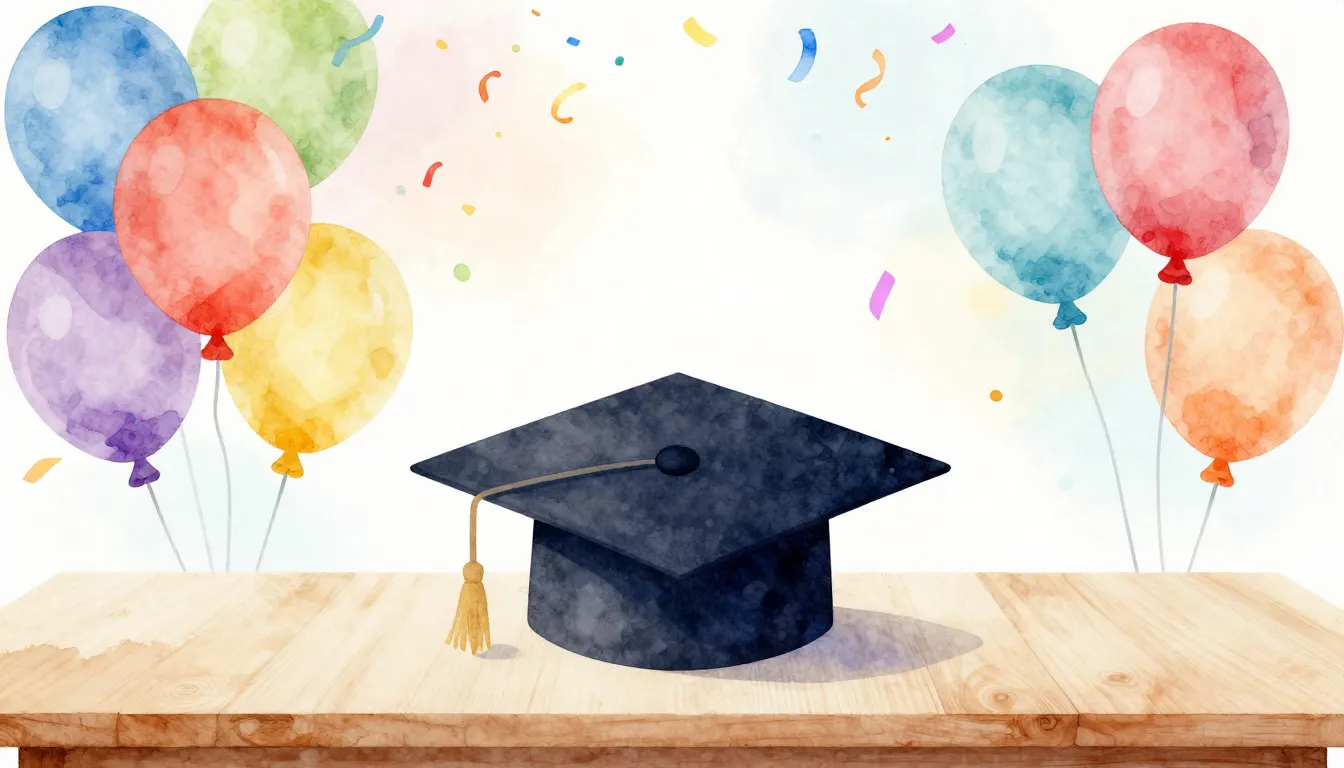 Watercolor style. A festive background with colorful balloon...