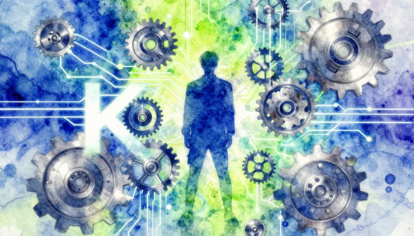 Vibrant watercolor style. K-Pop album cover, vibrant, dynami...