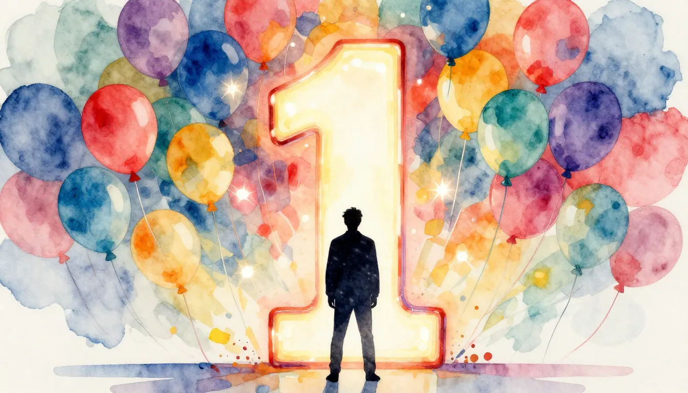 Watercolor style. A silhouette of a person standing in front...