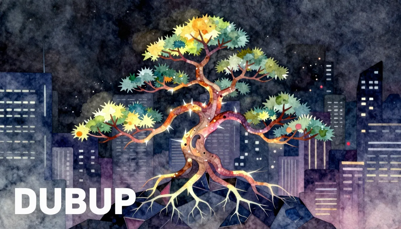 Vibrant watercolor style. Dubstep album cover: A stylized, g...