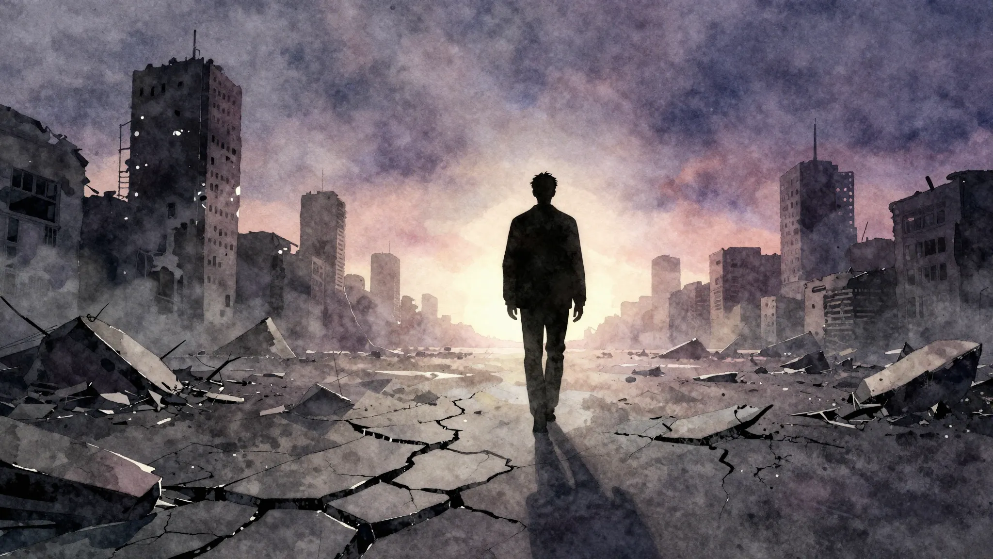 Vibrant watercolor style. Dark, minimalist rap album cover. ...