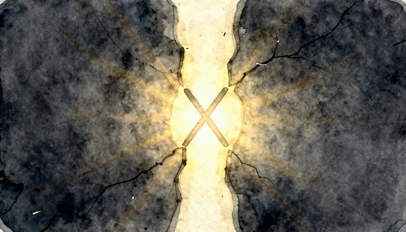 Watercolor style. An abstract image representing a breakthro...