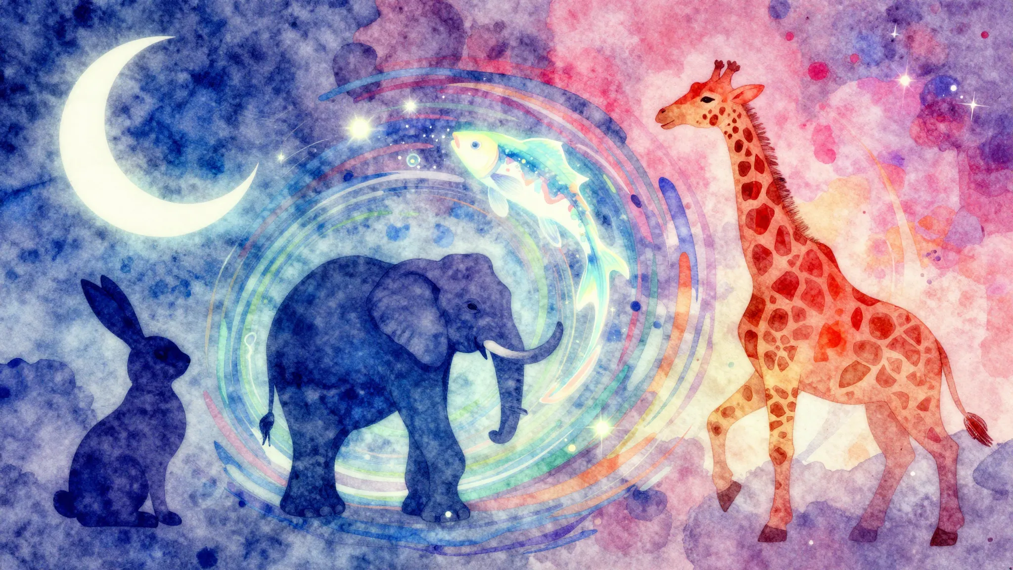 Vibrant watercolor style. Drum and bass album cover. Abstrac...