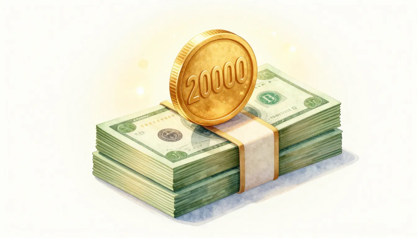 Watercolor style. A 3D isometric illustration of a stack of ...