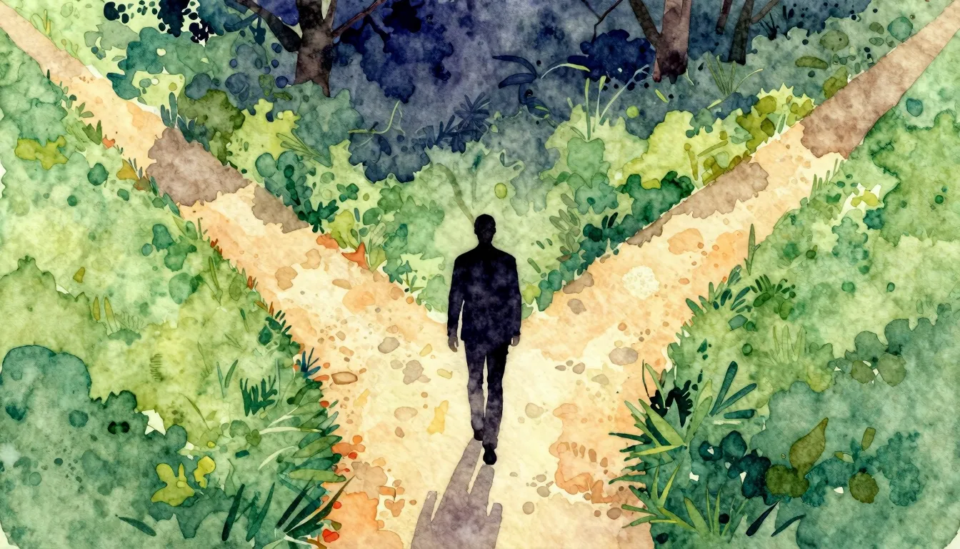 Vibrant watercolor style. Folk song album cover: three diver...