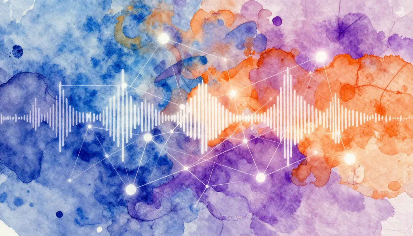 Vibrant watercolor style. Abstract, modern, vibrant album co...