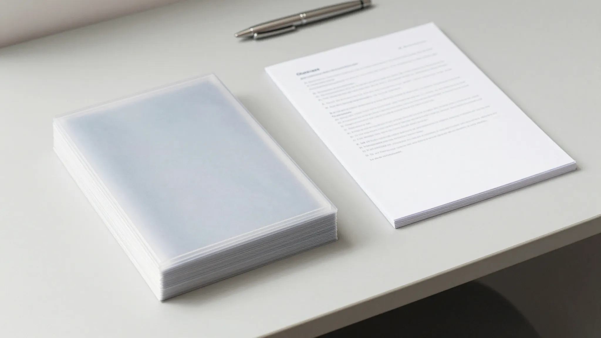 Watercolor style. A minimalist, professional flat lay of a s...