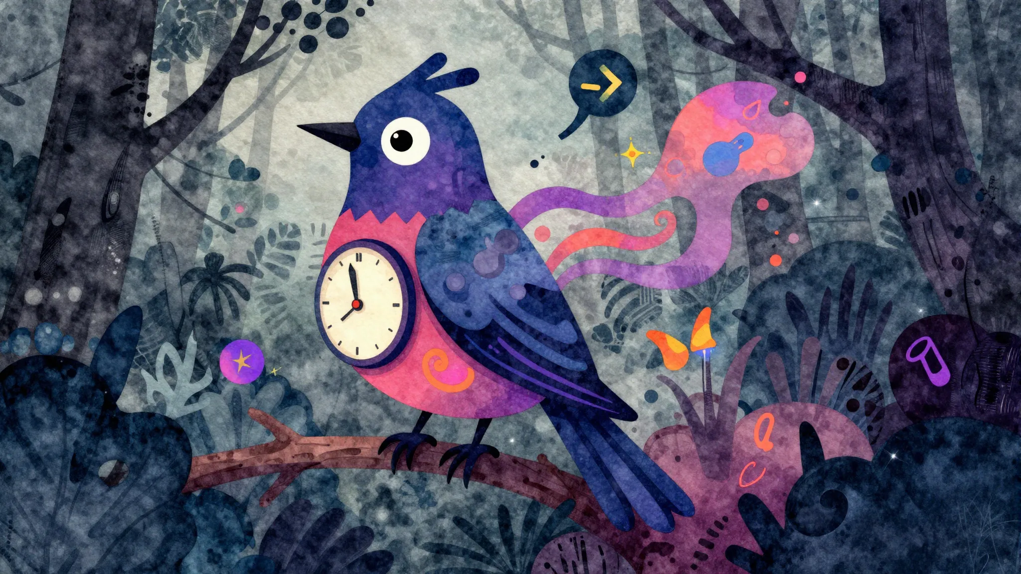 Vibrant watercolor style. Hip-hop album cover: A stylized cu...