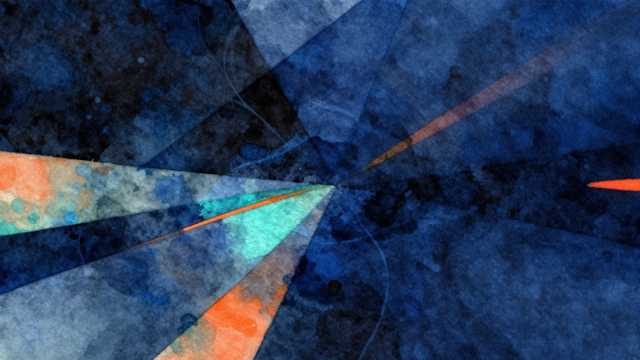 Vibrant watercolor style. Techno album cover: abstract, vibr...