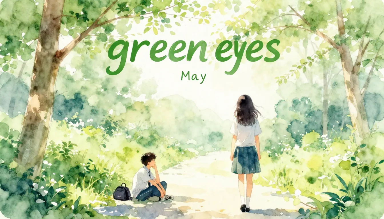 Vibrant watercolor style. A vibrant, romantic, and slightly ...