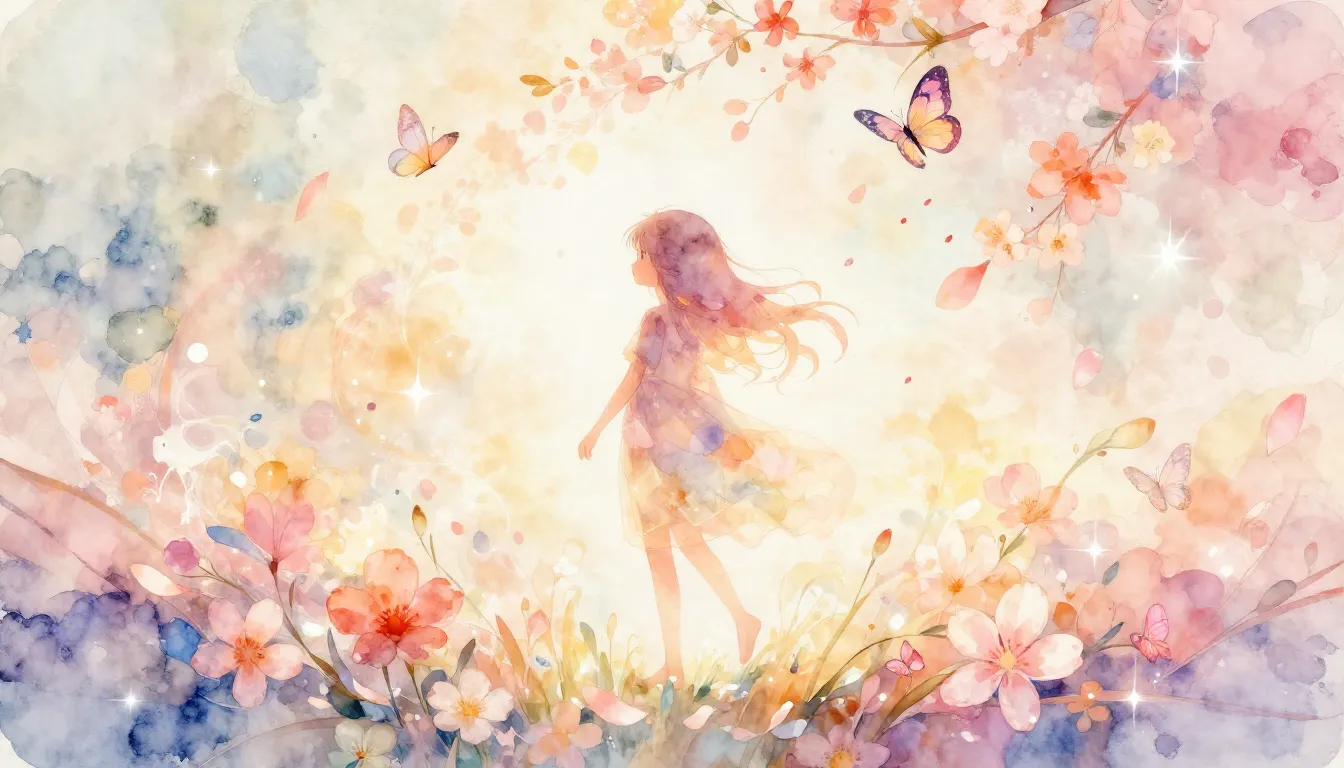 Watercolor style. Abstract spring background with a delicate...