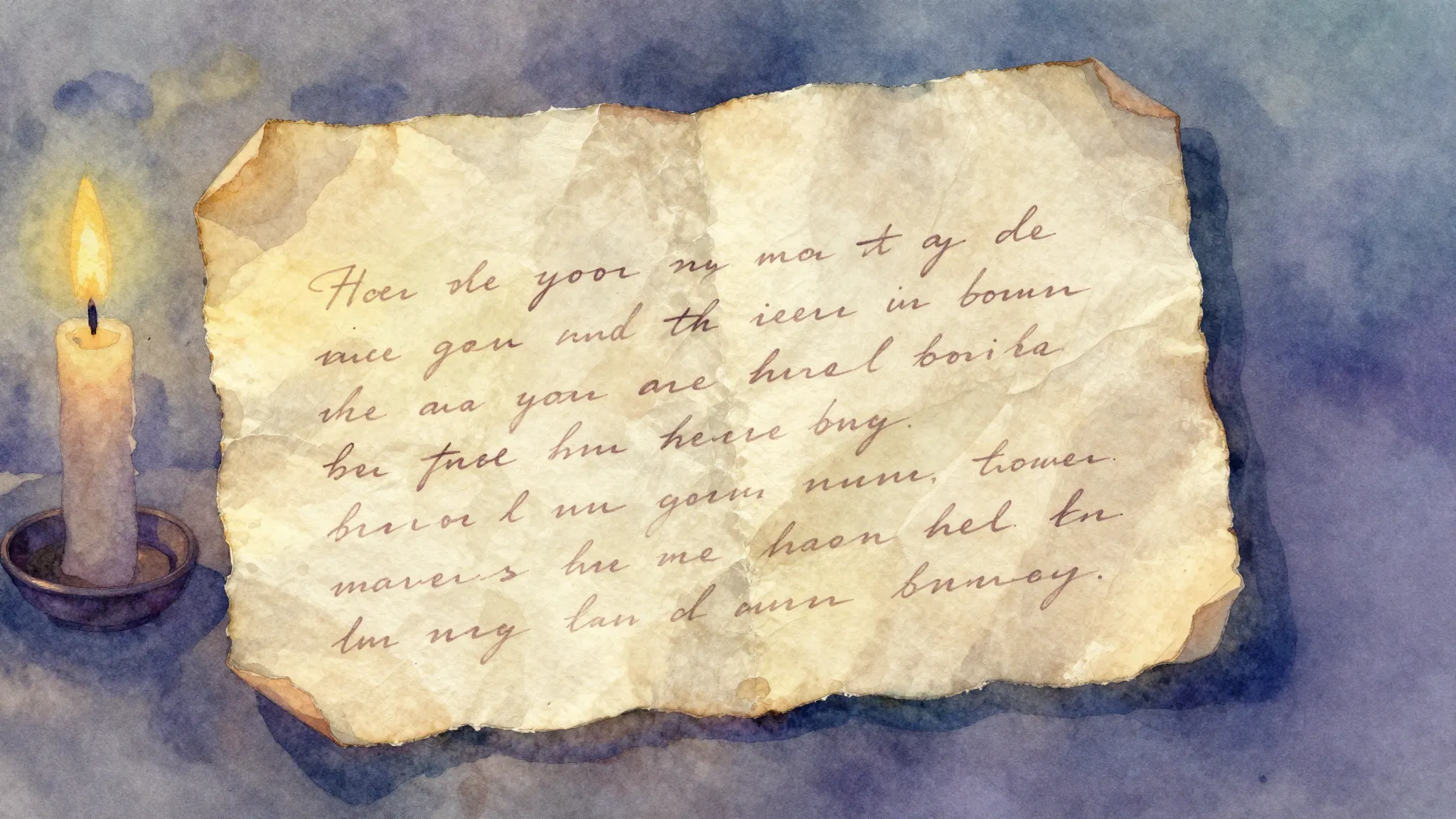 Vibrant watercolor style. Folk song album cover. A single, a...