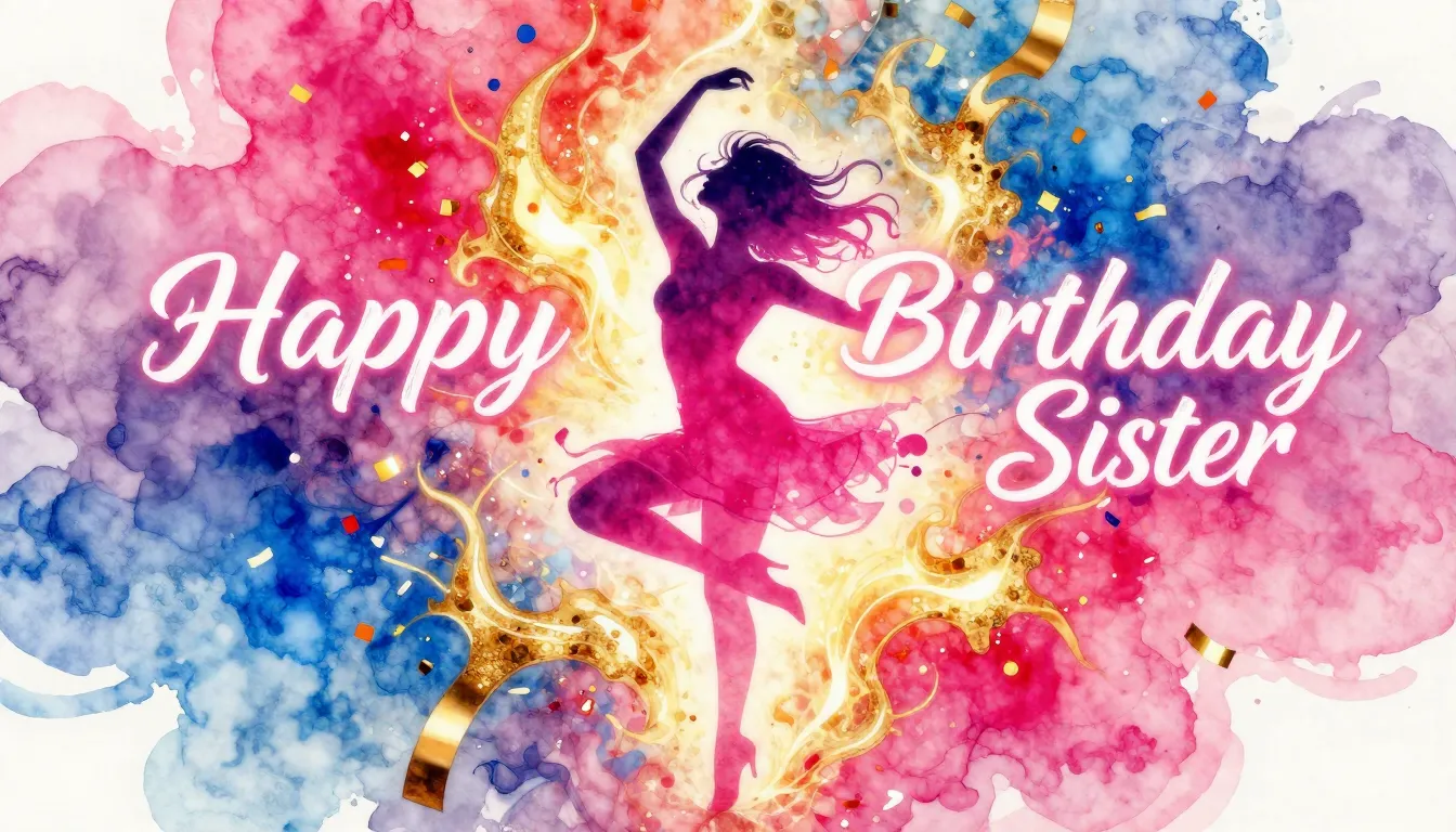 Vibrant watercolor style. Dance song cover: vibrant, abstrac...