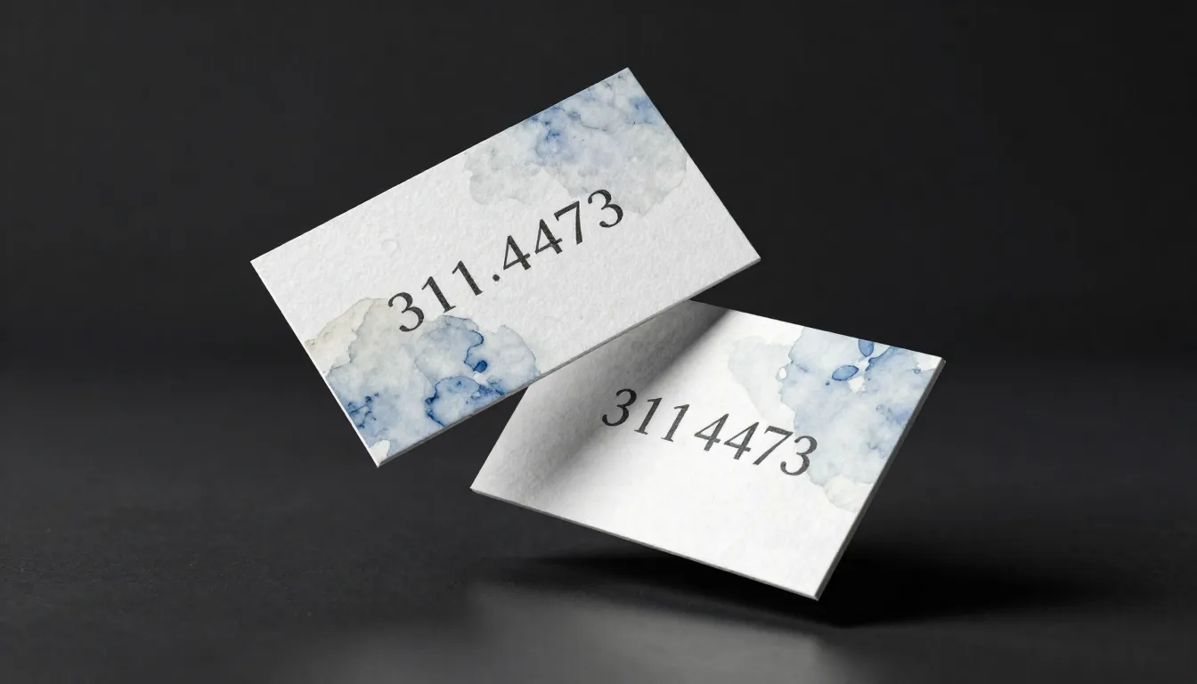 Watercolor style. Luxury glass business card, double-sided, ...