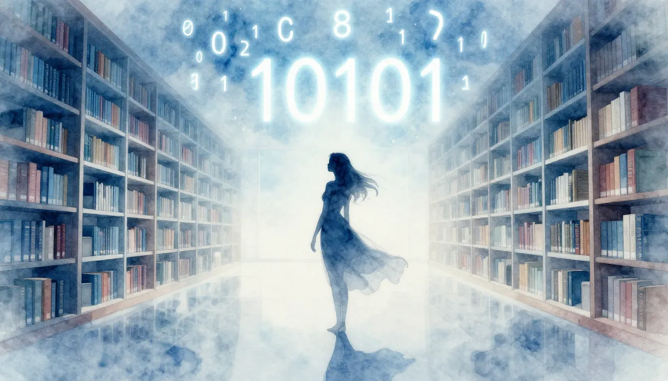 Watercolor style. A silhouette of a graceful woman standing ...