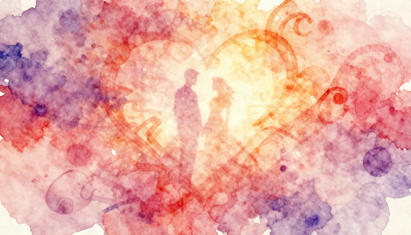 Vibrant watercolor style. Classical music album cover. Roman...