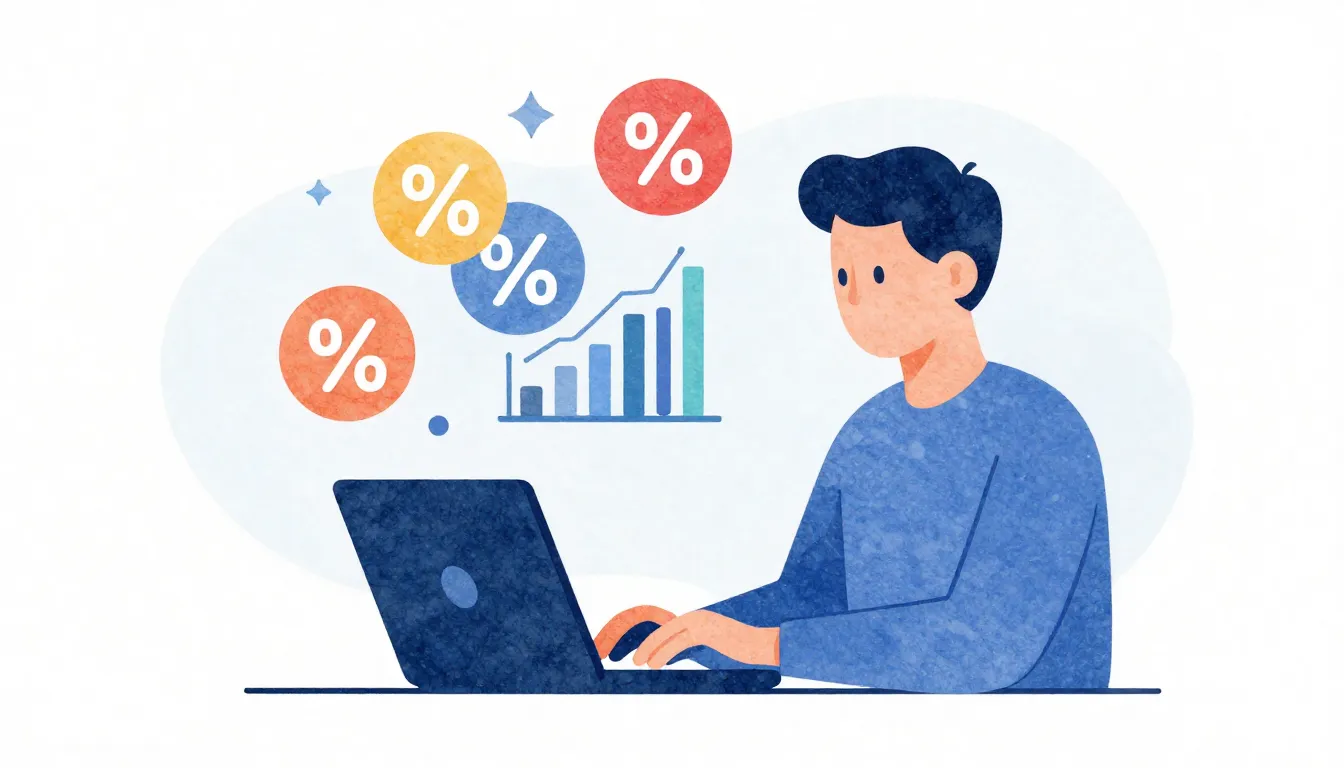 Watercolor style. Stylized silhouette of a person working at...