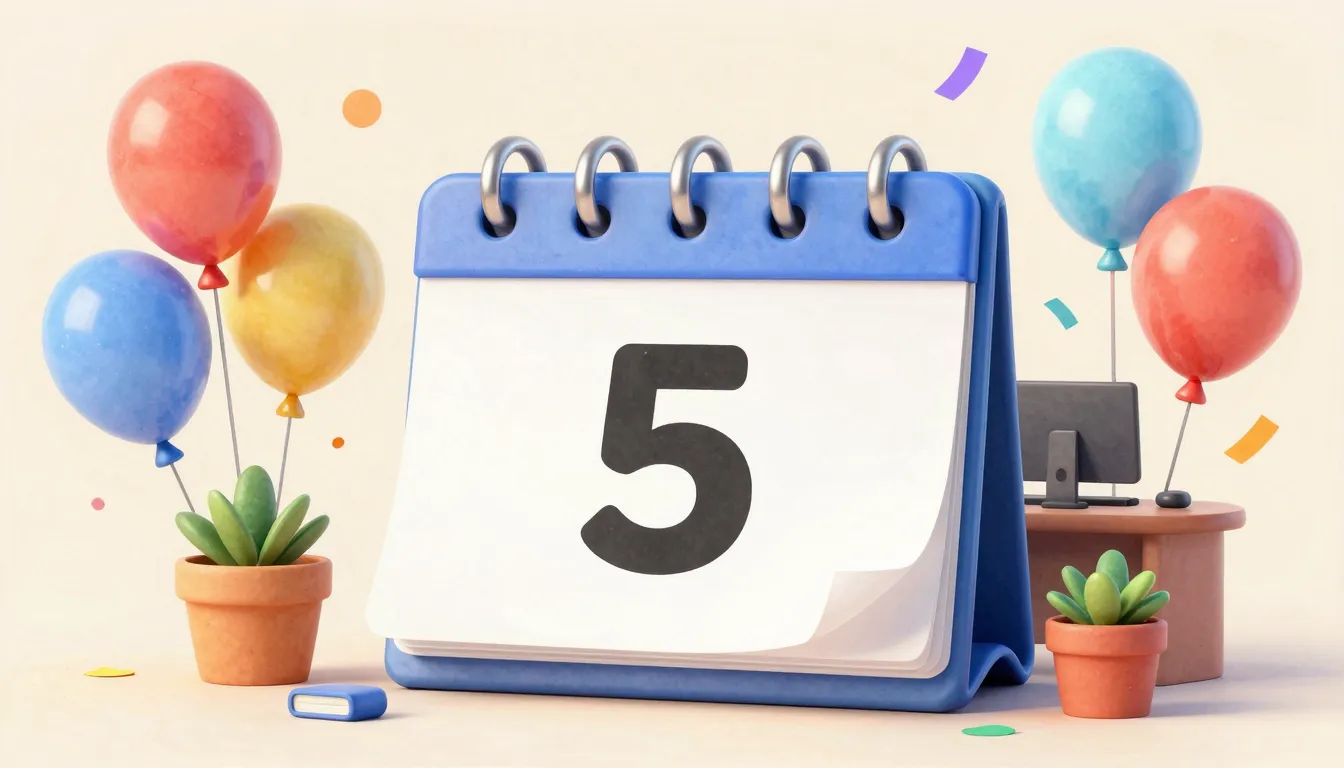 Watercolor style. A bright and cheerful office setting with ...