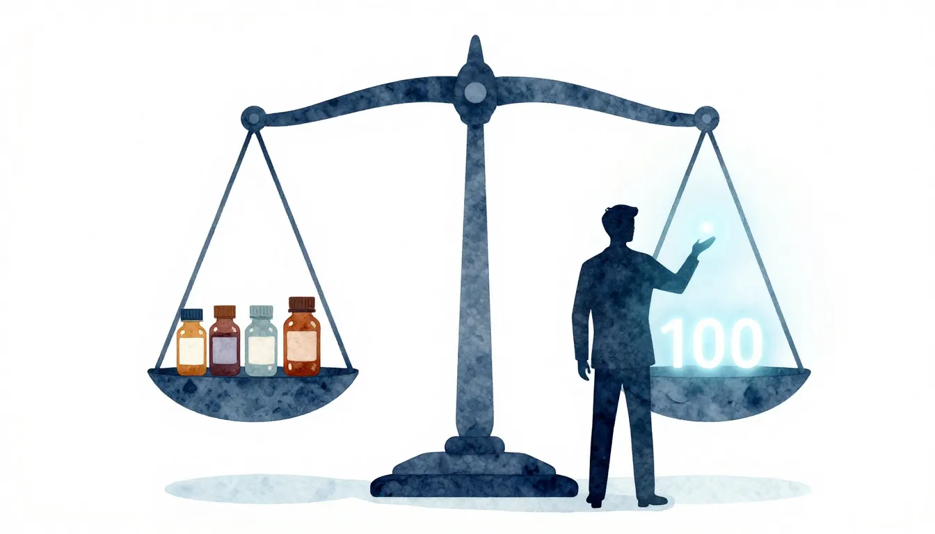 Watercolor style. A silhouette of a person standing next to ...