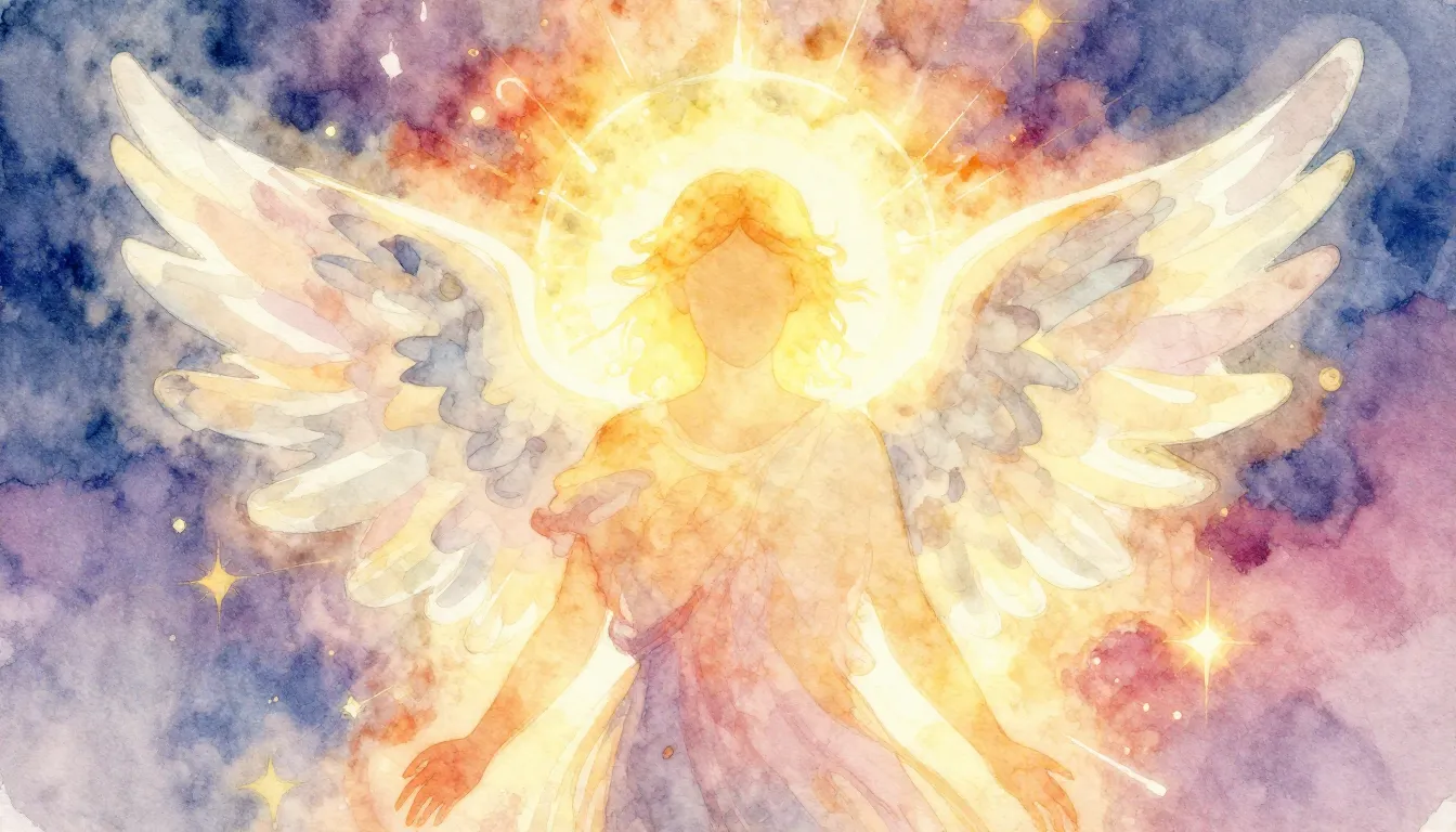 Vibrant watercolor style. "Album cover for a song about a gu...