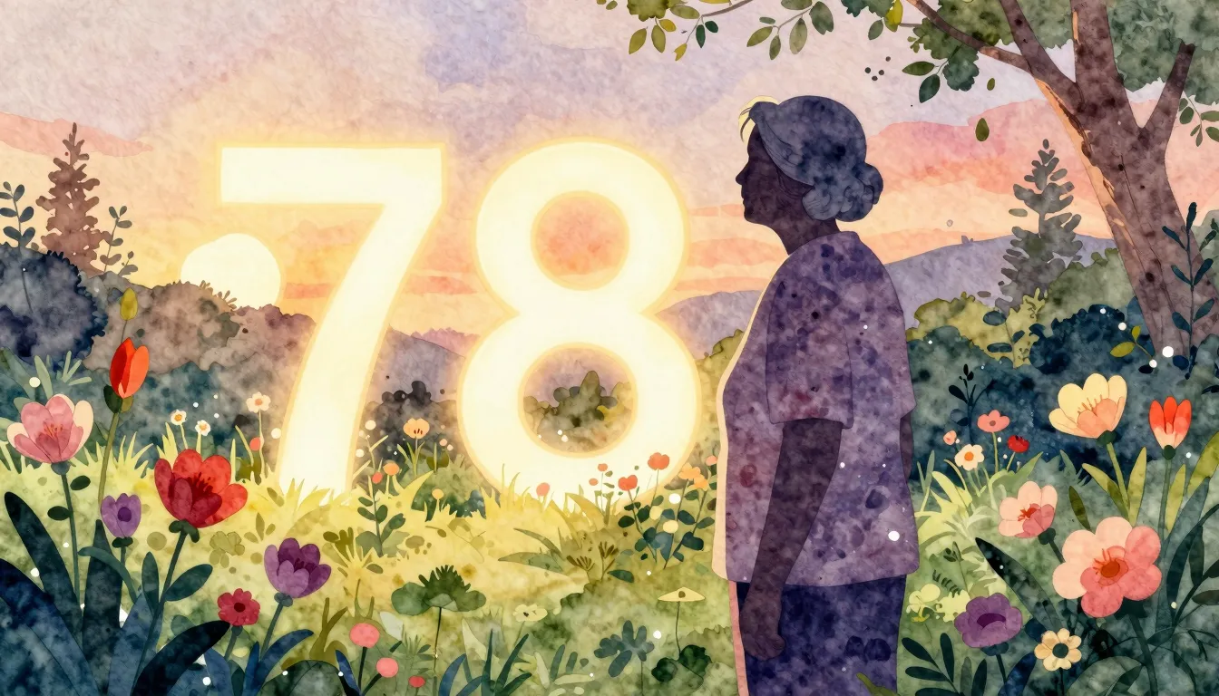 Watercolor style. A silhouette of an elderly woman standing ...