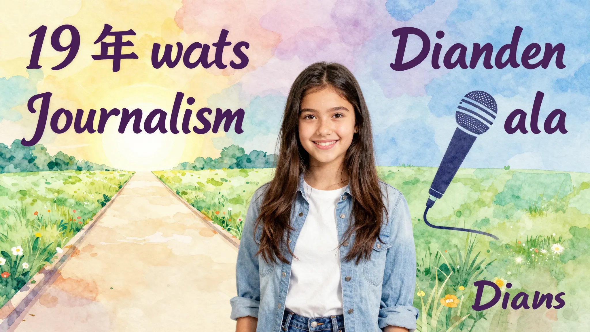 Vibrant watercolor style. A vibrant, celebratory album cover...