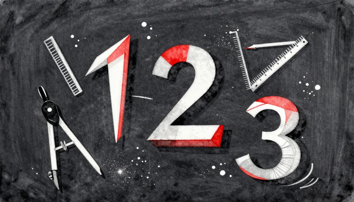 Watercolor style. Geometric shapes floating in space, chalkb...