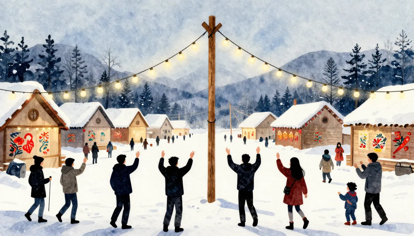 Watercolor style. Silhouettes of young people celebrating a ...