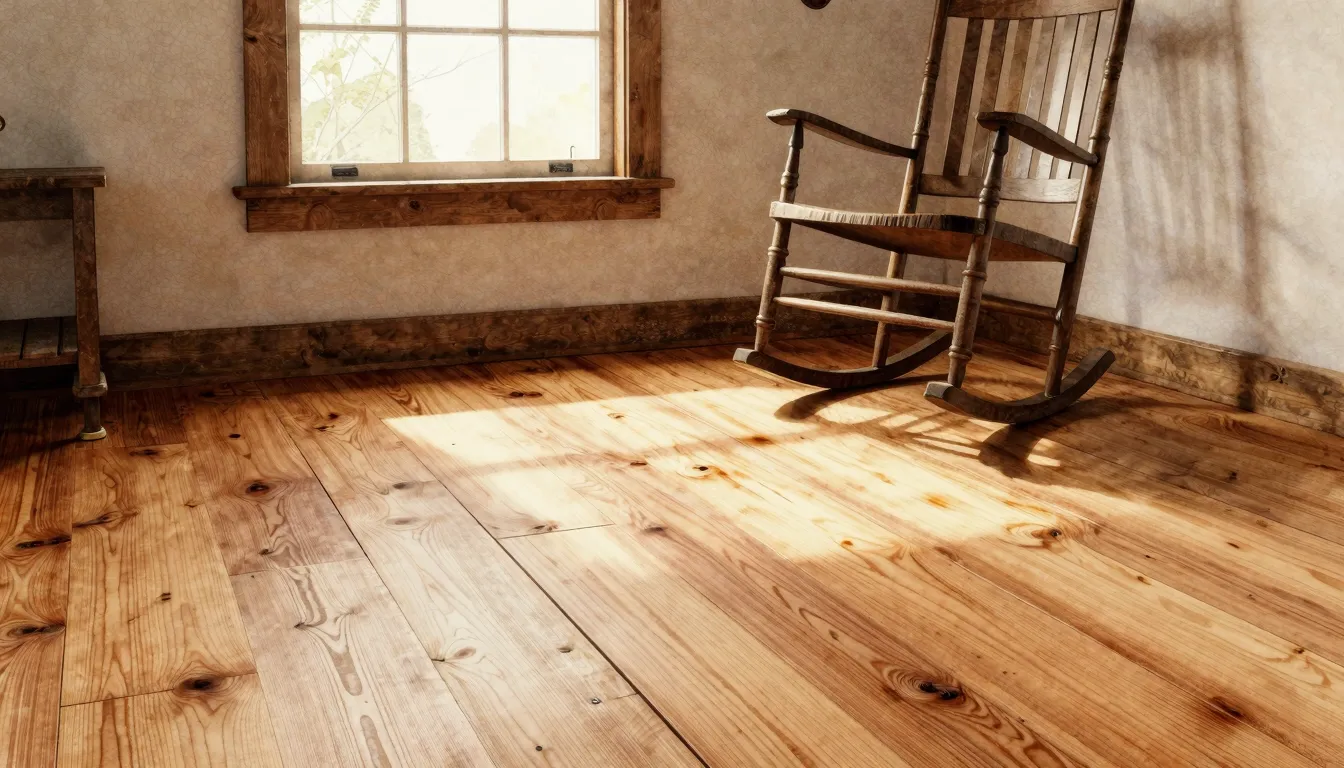 Watercolor style. A cozy rustic interior with a focus on a b...